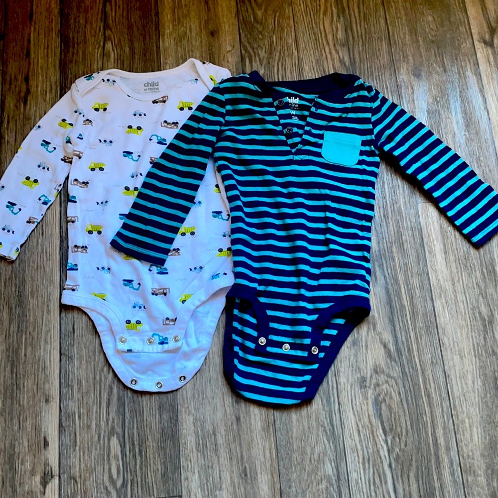 Two 18 Month Long Sleeve Onesies